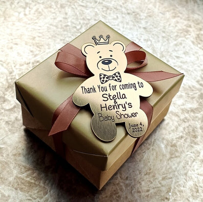 Teddy Bear Tags are perfect for baby showers, birthday parties, bridal party and gender reveals or special occasions.