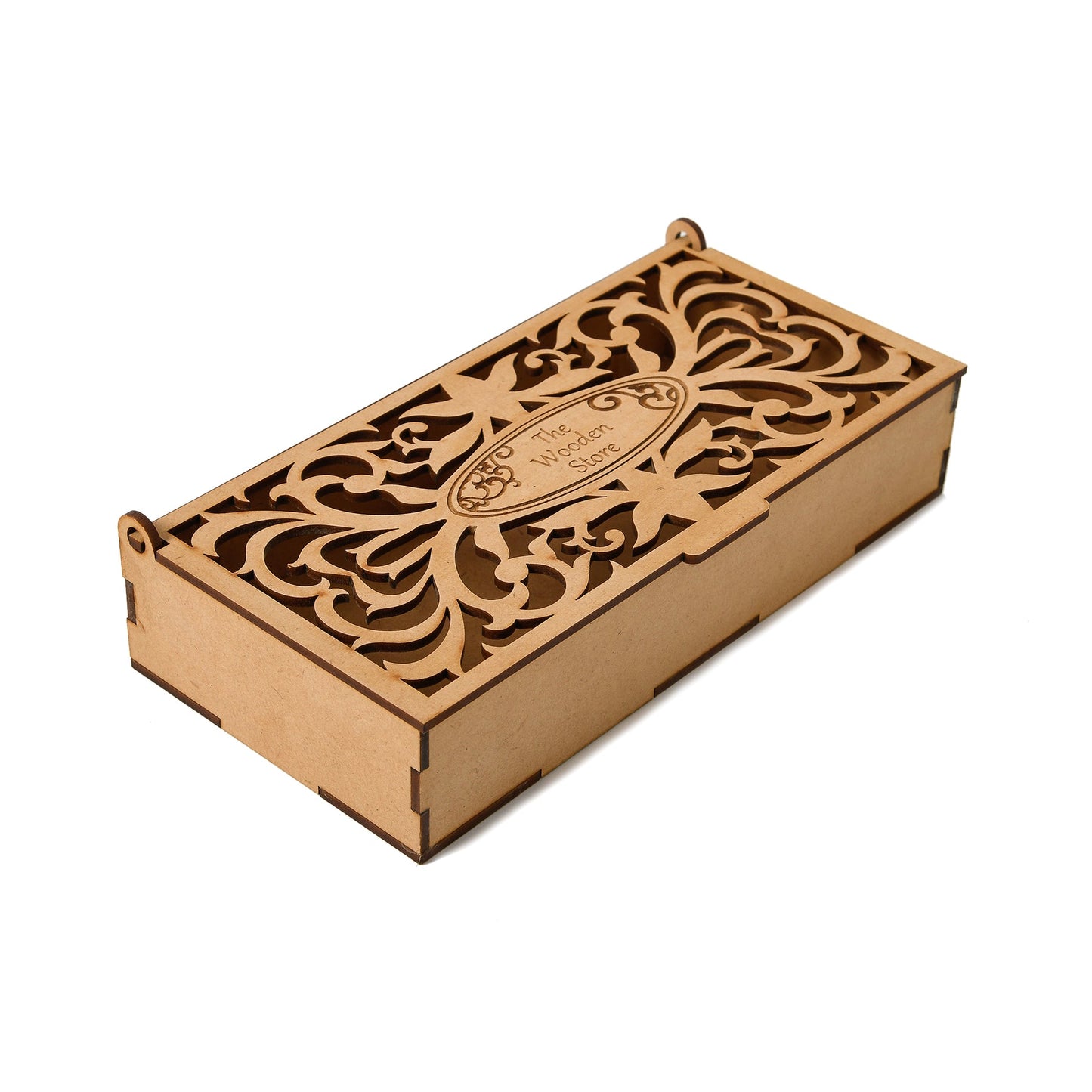 Rectangular Wooden Storage Box