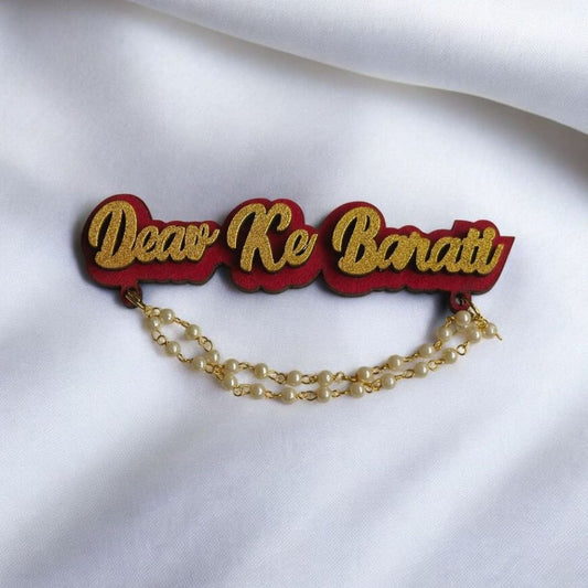 Customizable Barati&nbsp; Golden Brooch