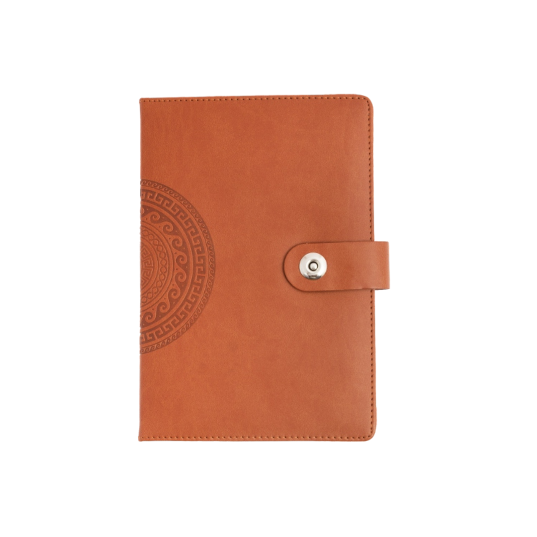 7 Personalised Diary with Round Magnetic Lock