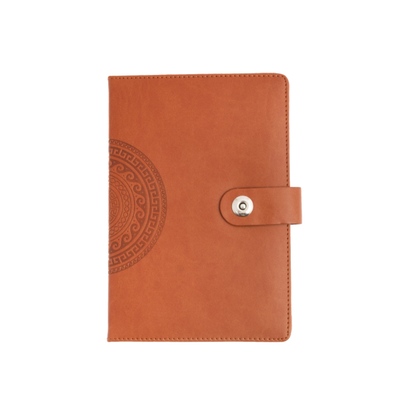 7 Personalised Diary with Round Magnetic Lock