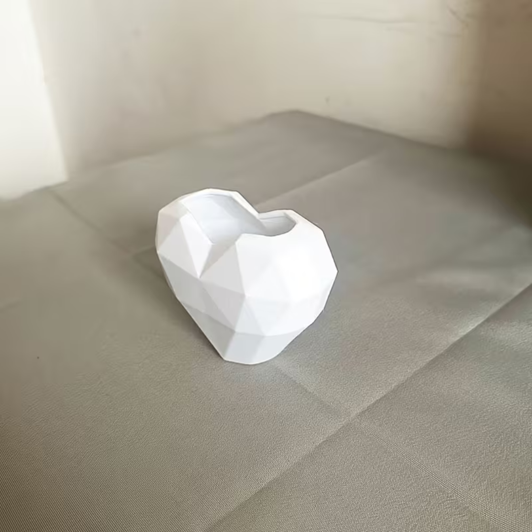 Heart Shape Desktop Planter