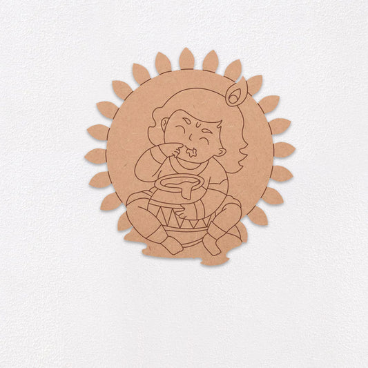 19 Baby Krishna Pre Marked Cutout