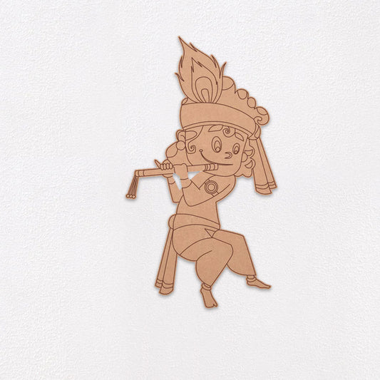 12 Indian Lord Krishna Pre-Marked Cutout