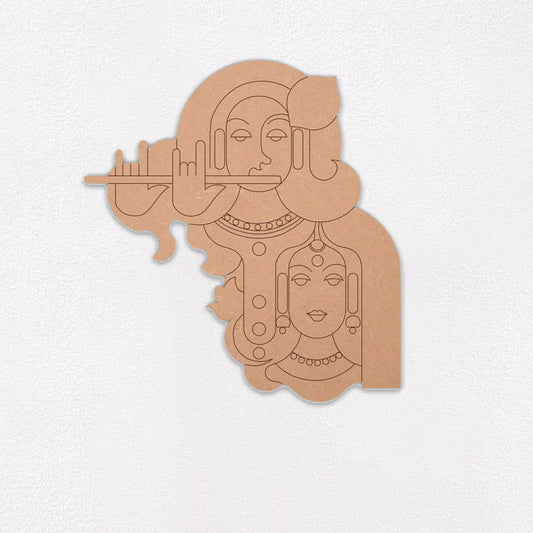 18 Radha Krishna Pre-Marked Cutout