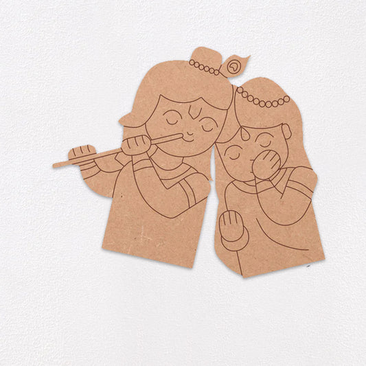 11 Krishna And Radha Pre-Marked Cutout