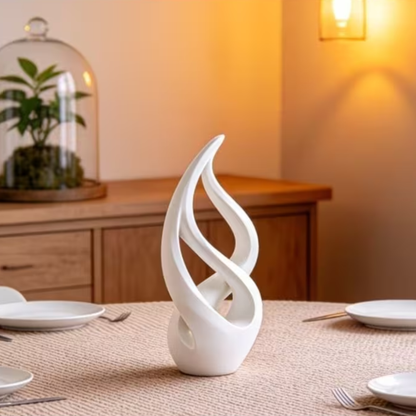 Abstract Flame Statue