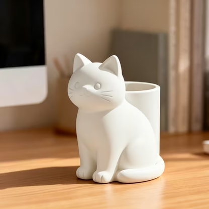 Cat Shape Pen Holder