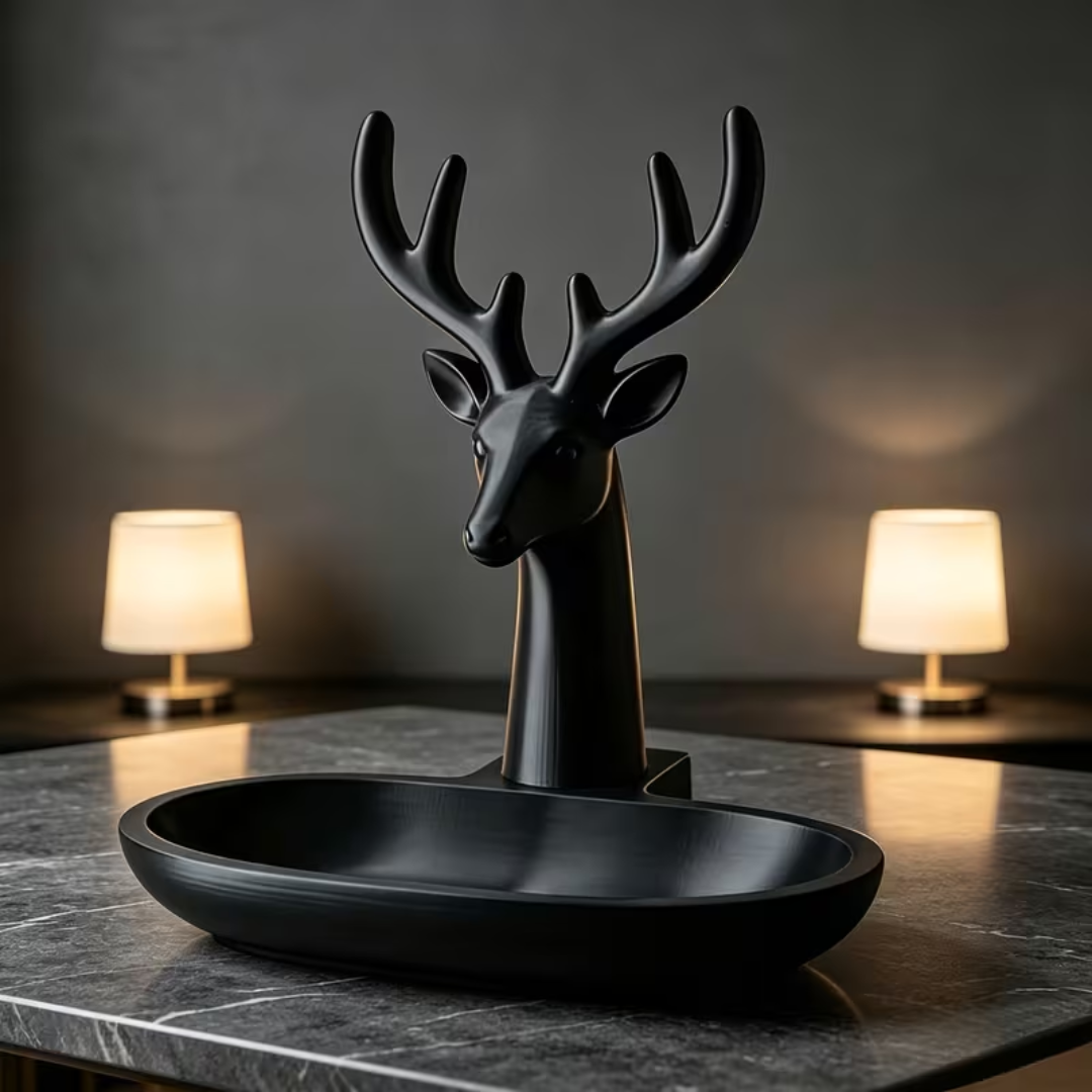 Deer Head Storage Tray