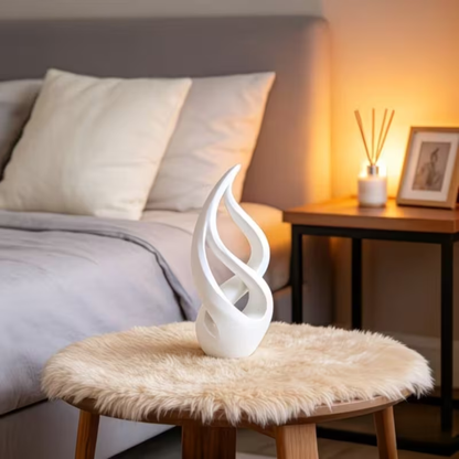 Abstract Flame Statue