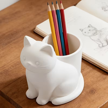 Cat Shape Pen Holder