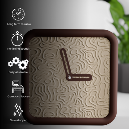 TerraWave Decorative Clock