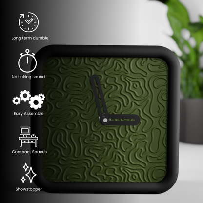 TerraWave Decorative Clock