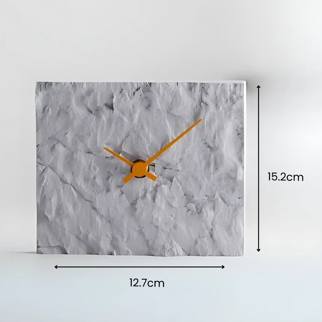 StoneAura Table Clock