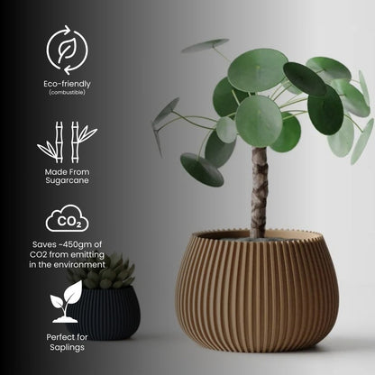 Rivelle Ribbed Planter