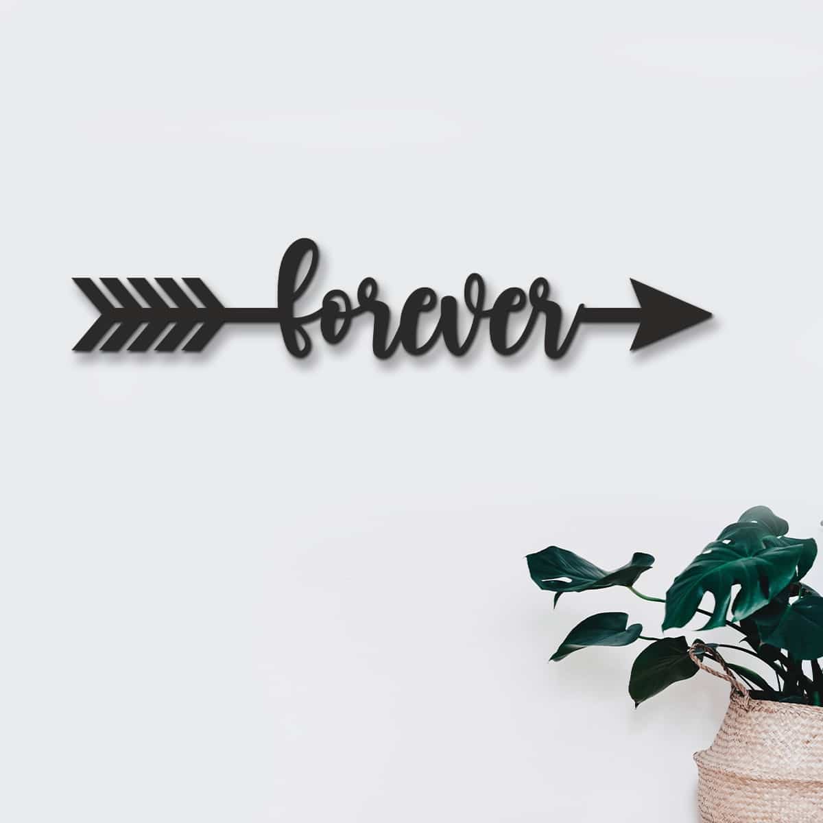 Wooden Arrow Sign | Forever