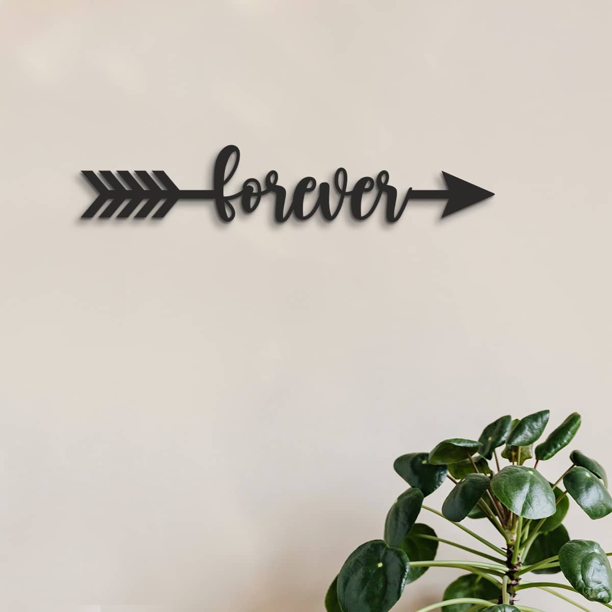 Wooden Arrow Sign | Forever