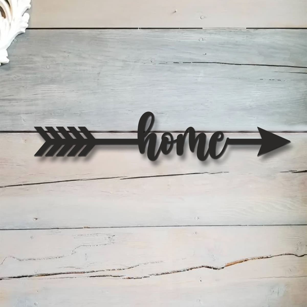 Wooden Arrow Sign | Home