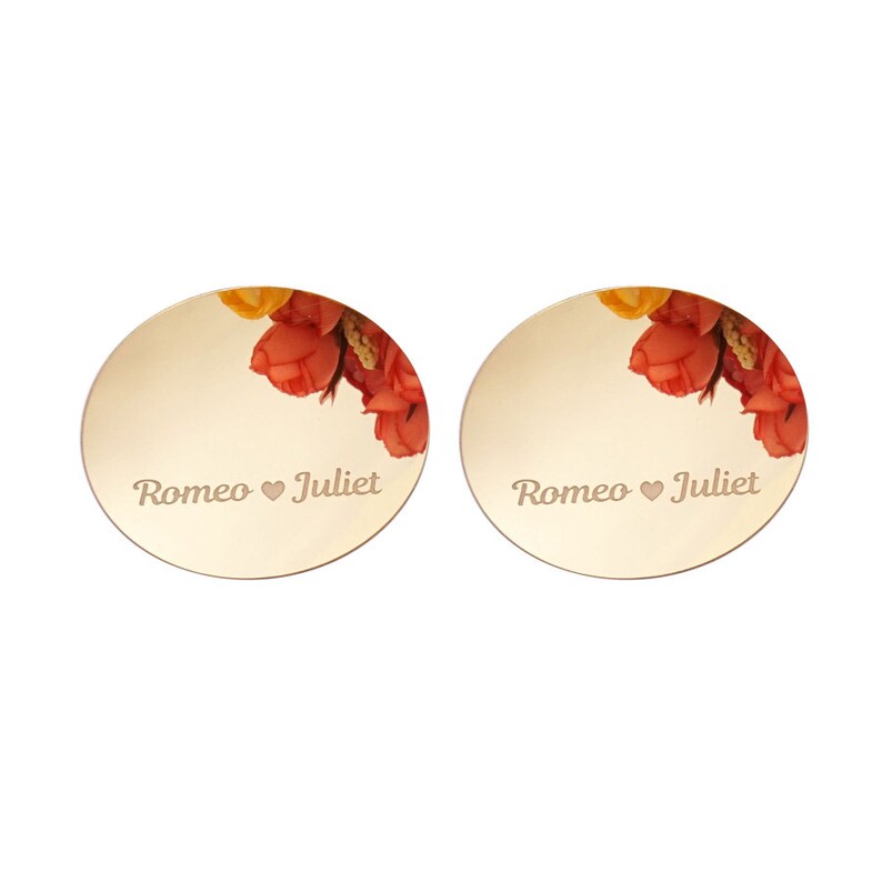 Personalized Acrylic Mirror Name Tags