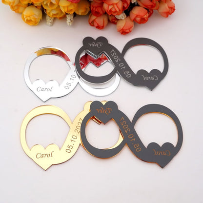 Acrylic Wedding Dress Tags