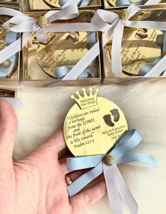 Personalized First Birthday Favor  Magnet