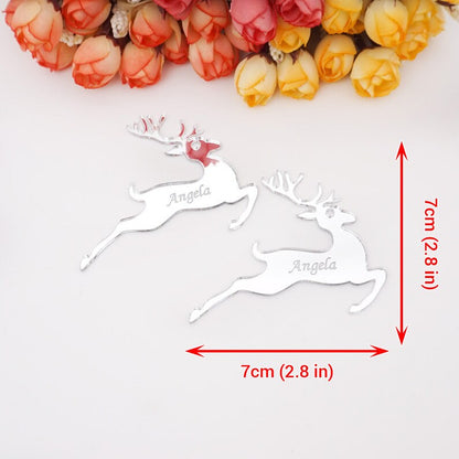 Acrylic Christmas Deer Ornament