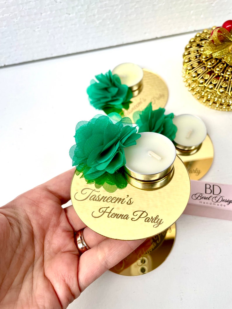 Personalized Henna Candles