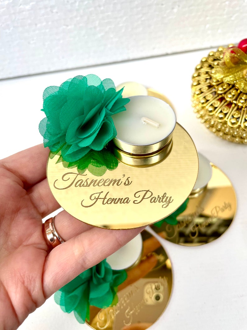 Personalized Henna Candles