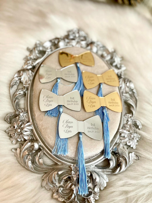 Custom Bow Tie Birthday Magnet