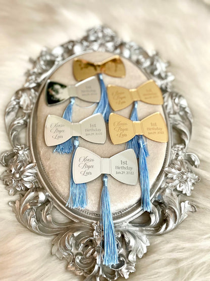 Custom Bow Tie Birthday Magnet