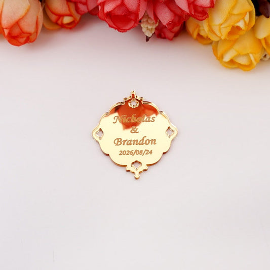 Personalized Acrylic Mirror Hanging Tags