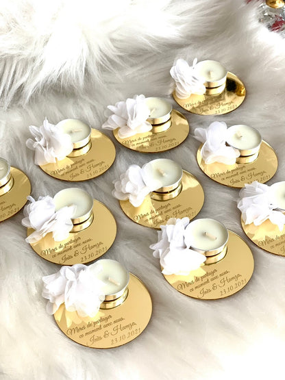 Personalized Wedding Candles