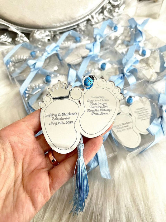 Personalized Baby Feet Welcome Favors