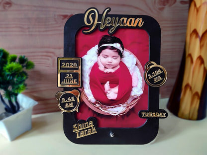 Personalized Newborn Baby Frame