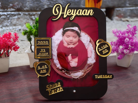 Personalized Newborn Baby Frame