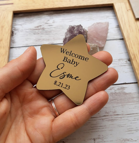 Star baby shower magnets