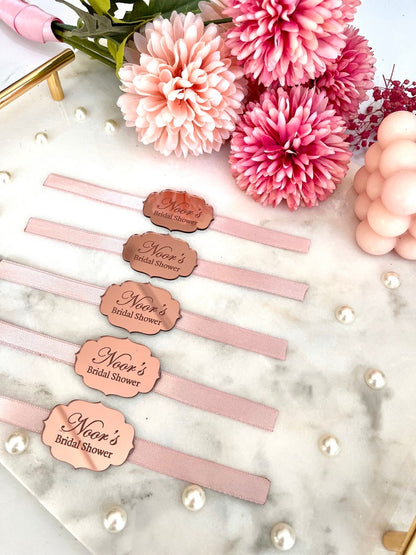 Personalized Acrylic Mirror Tags