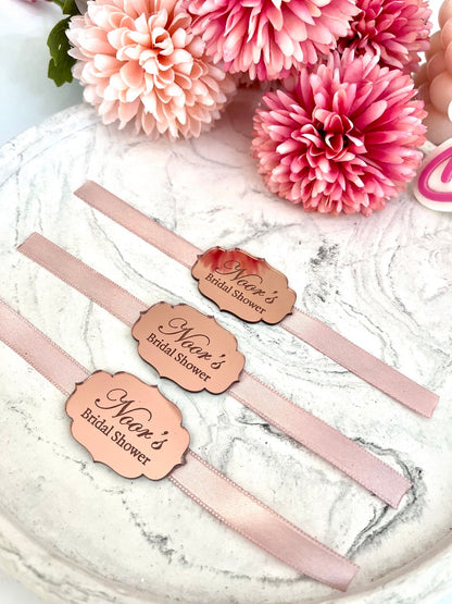 Personalized Acrylic Mirror Tags