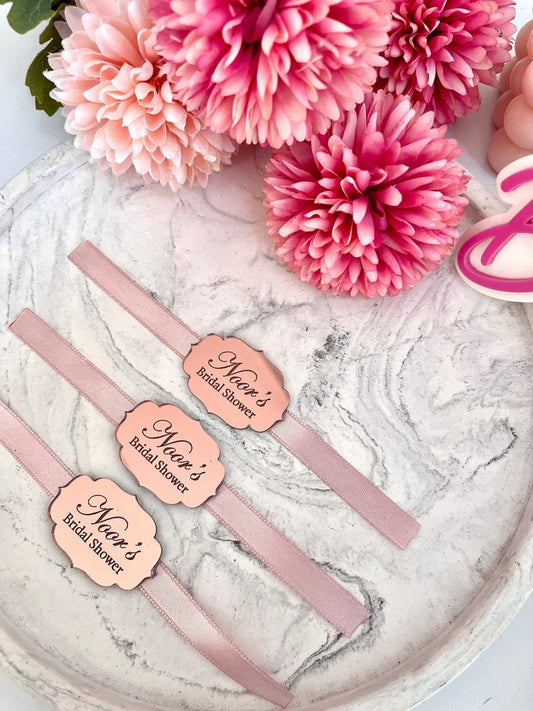 Personalized Acrylic Mirror Tags