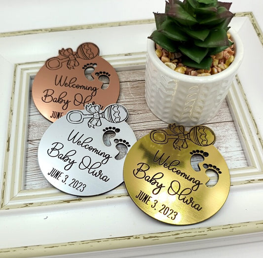 Baby shower magnets