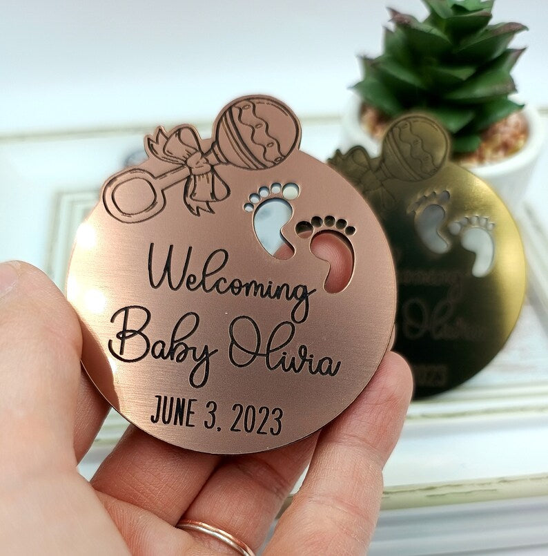 Baby shower magnets