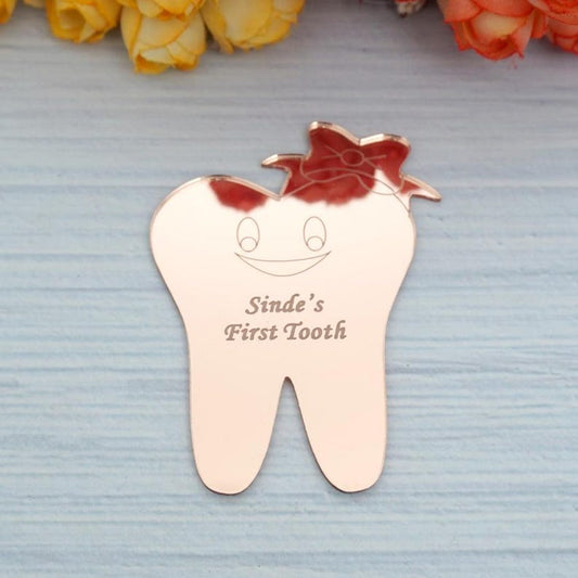 Personalized Acrylic Tooth-Shaped Tags