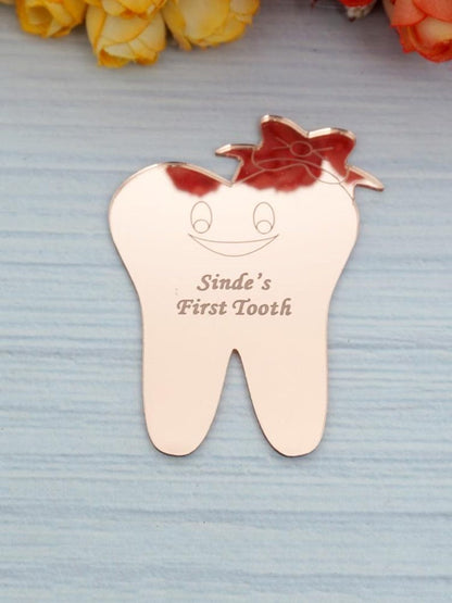 Personalized Acrylic Tooth-Shaped Tags