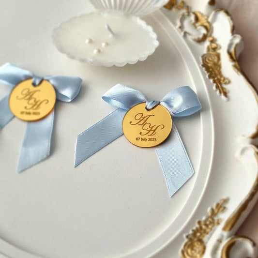 Gold Acrylic Mirror Tag