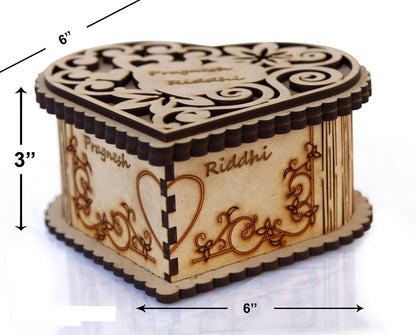 Handmade Sheesham Wood Jewellery Box