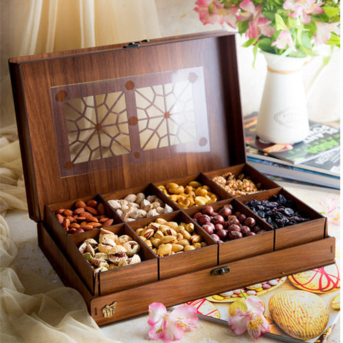 Wooden Box for Salted Mixed Nuts