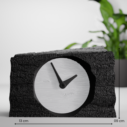 TimberTwist Clock
