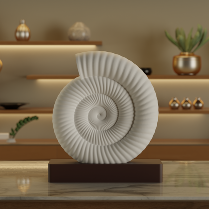Fossilara Spiral Sculpture